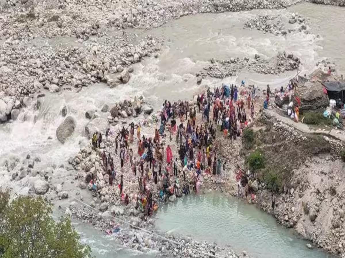 Pushkar Kumbh pilgrimage landscape near Mana in Chamoli
