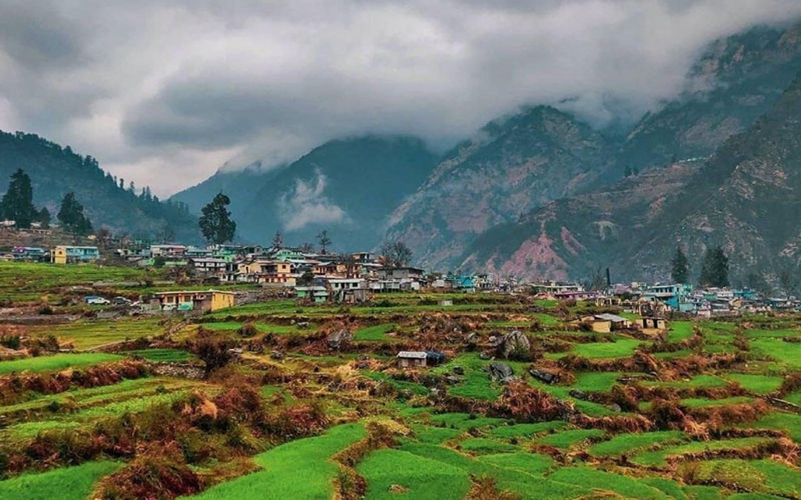Traditional village in Chamoli